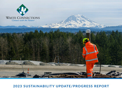 Thumbnail Waste Connections Sustainability Report 2023