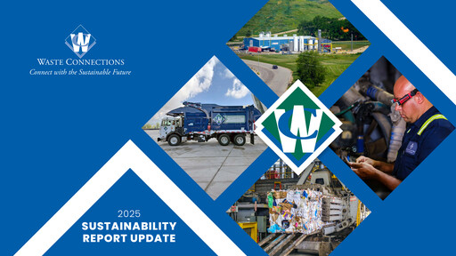 Thumbnail Waste Connections Sustainability Report 2025