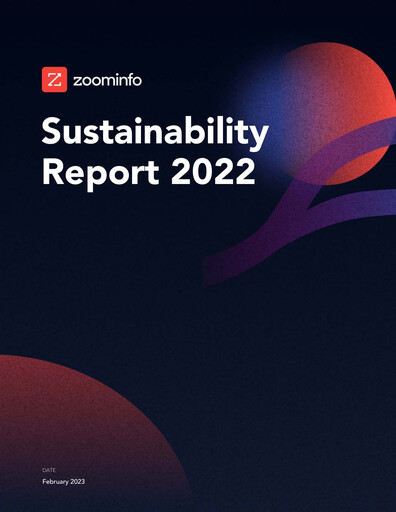 Miniature ZoomInfo Rapport de durabilité 2022