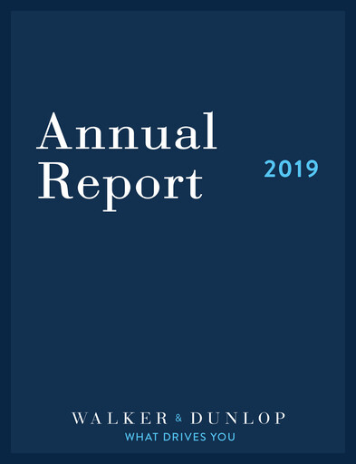 Thumbnail Walker & Dunlop

 Annual Report 2019