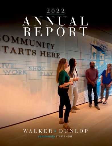 Thumbnail Walker & Dunlop

 Annual Report 2022