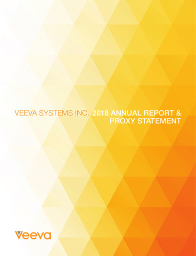 Thumbnail Veeva Systems Annual Report 2018