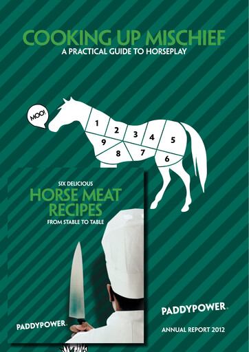 Thumbnail Flutter Entertainment Annual Report 2012