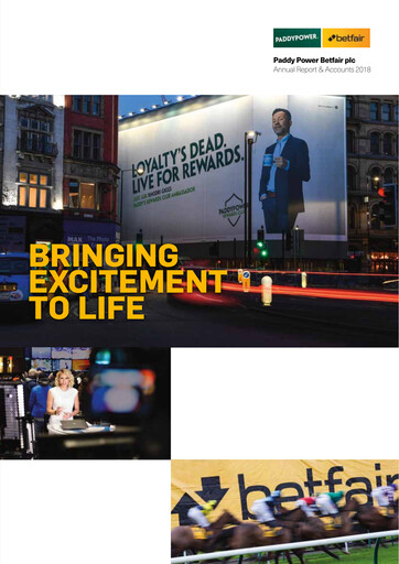 Thumbnail Flutter Entertainment Annual Report 2018