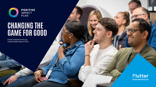 Vorschaubild Flutter Entertainment Nachhaltigkeitsbericht 2023