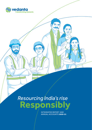 Thumbnail Vedanta Annual Report 2020-2021