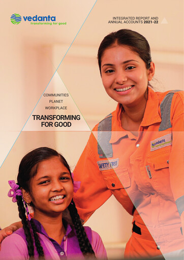 Thumbnail Vedanta Annual Report 2021-2022