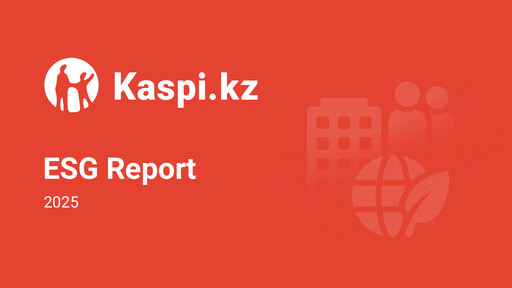 Thumbnail Kaspi.kz Joint Stock Company ESG Report 2025