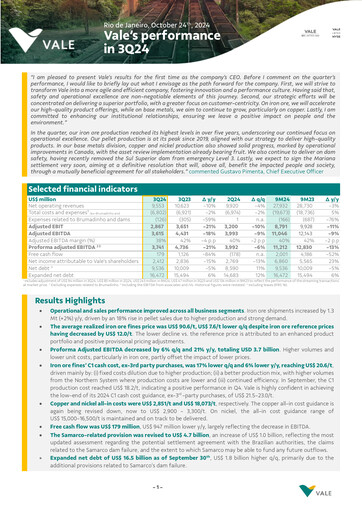 Thumbnail Vale Quarterly Report 2024-q3