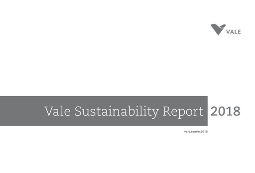 Thumbnail Vale Sustainability Report 2018