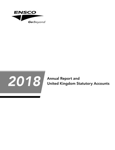 Thumbnail Valaris Annual Report 2018