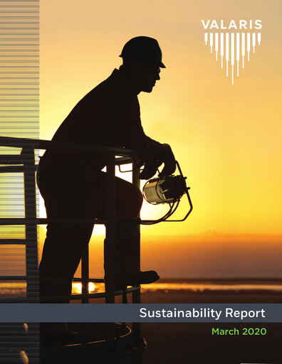 Thumbnail Valaris Sustainability Report 2019