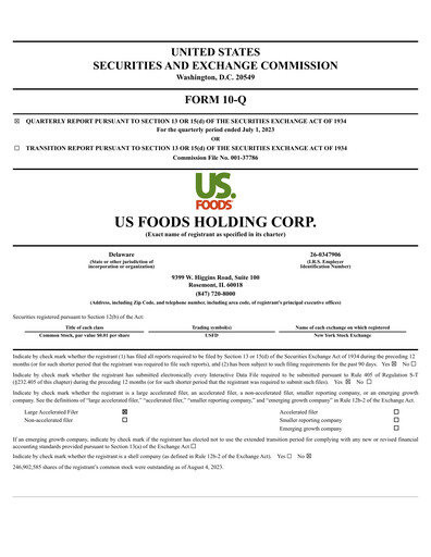 Thumbnail US Foods Quarterly Report 2023-q2