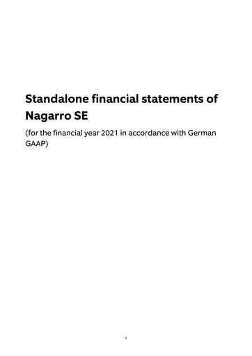 Thumbnail Nagarro Financial Statement 2021