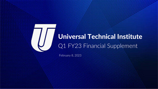 Vorschaubild Universal Technical Institute Quartalsbericht 2023-q1