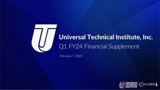 Vorschaubild Universal Technical Institute Quartalsbericht 2024-q1