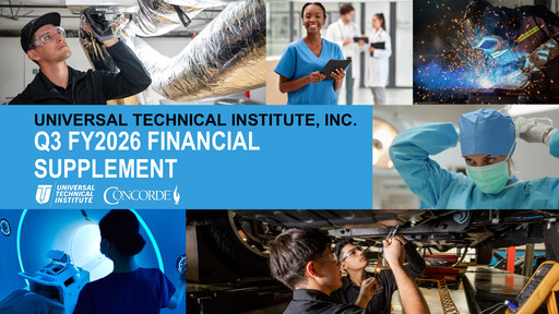 Vorschaubild Universal Technical Institute Quartalsbericht 2026-q3