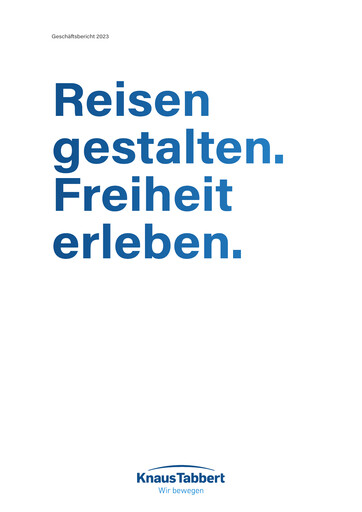 Miniature Knaus Tabbert AG Rapport annuel 2023