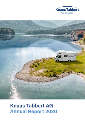 Miniature Knaus Tabbert AG Rapport annuel 2020