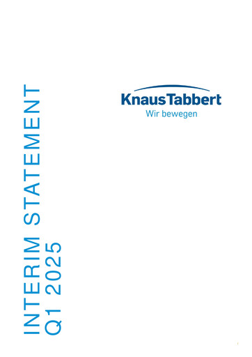 Thumbnail Knaus Tabbert AG Quarterly Report 2025-q1