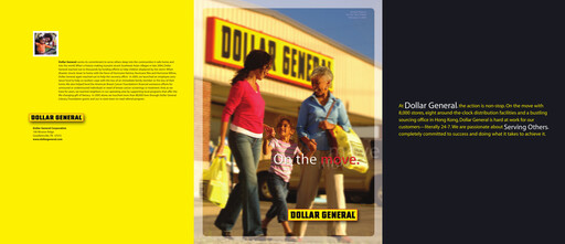 Miniature Dollar General Rapport annuel 2005