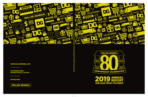 Miniature Dollar General Rapport annuel 2019