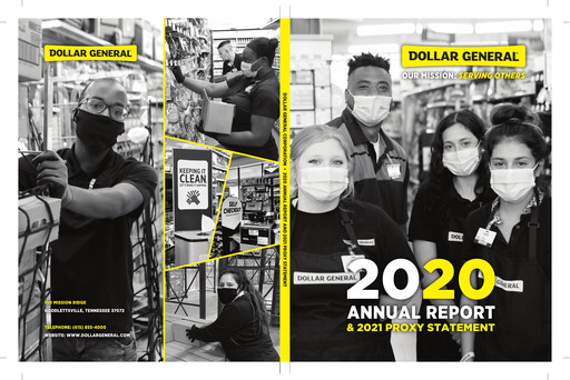Miniature Dollar General Rapport annuel 2020