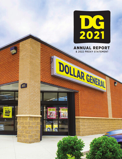 Miniature Dollar General Rapport annuel 2021
