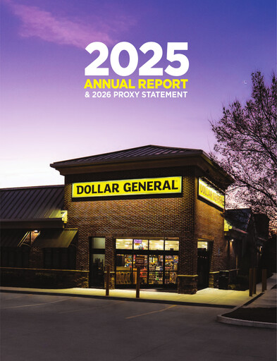 Miniature Dollar General Rapport annuel 2025