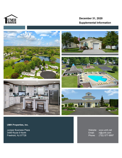 Thumbnail UMH Properties Quarterly Report 2020-q4