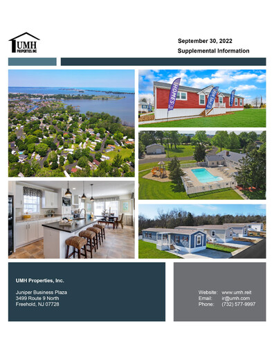Thumbnail UMH Properties Quarterly Report 2022-q3