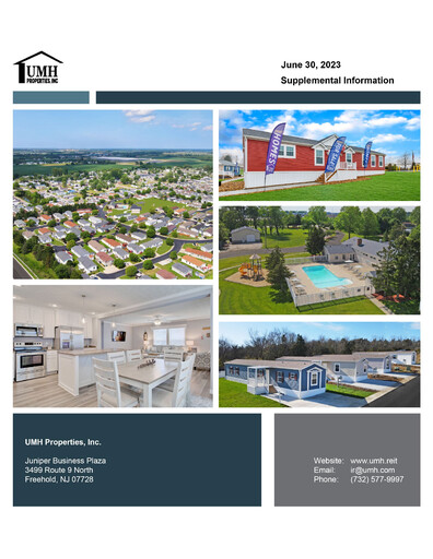 Thumbnail UMH Properties Quarterly Report 2023-q2