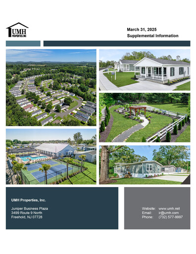 Thumbnail UMH Properties Quarterly Report 2025-q1