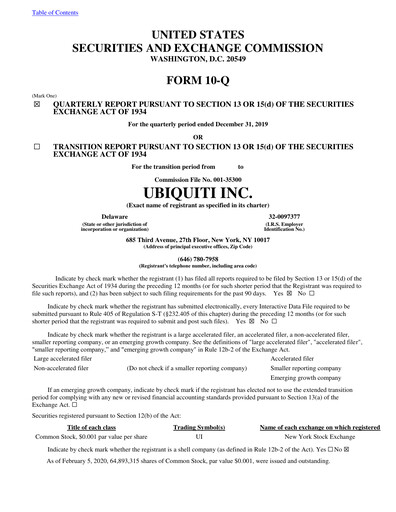 Thumbnail Ubiquiti Quarterly Report 2020-q2