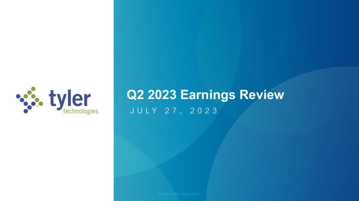 Vorschaubild Tyler Technologies
 Quartalsbericht 2023-q2