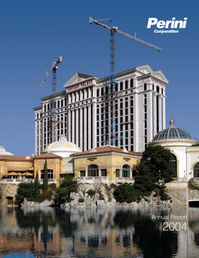 Vorschaubild Tutor Perini Corporation
 Jahresbericht 2004