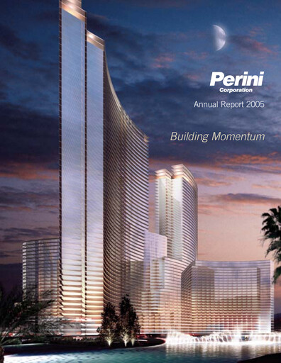 Vorschaubild Tutor Perini Corporation
 Jahresbericht 2005