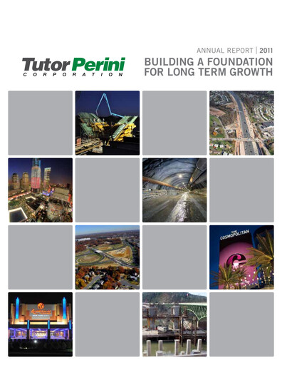 Vorschaubild Tutor Perini Corporation
 Jahresbericht 2011