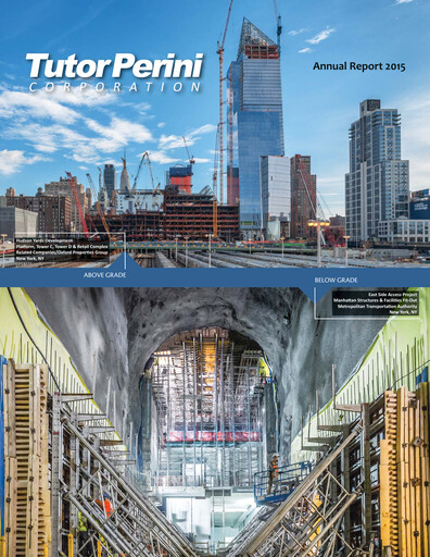 Vorschaubild Tutor Perini Corporation
 Jahresbericht 2015