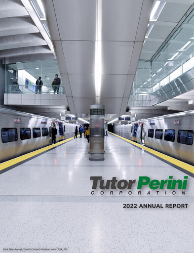 Vorschaubild Tutor Perini Corporation
 Jahresbericht 2022