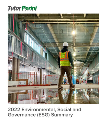 Vorschaubild Tutor Perini Corporation
 ESG-Bericht 2022