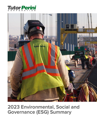 Vorschaubild Tutor Perini Corporation
 ESG-Bericht 2023