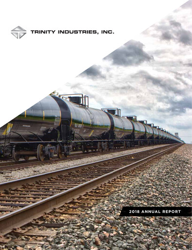 Thumbnail Trinity Industries
 Annual Report 2018
