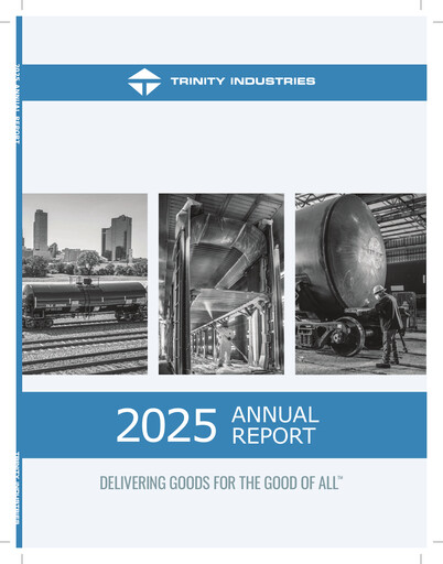Thumbnail Trinity Industries
 Annual Report 2025
