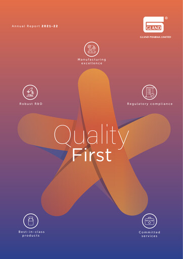 Thumbnail Gland Pharma
 Annual Report 2021-2022