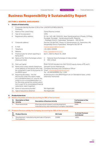Thumbnail Gland Pharma
 ESG Report 2023-2024