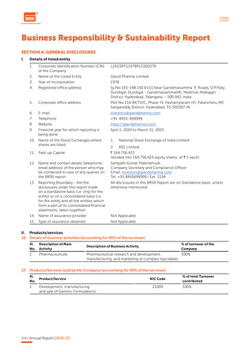 Thumbnail Gland Pharma
 ESG Report 2024-2025