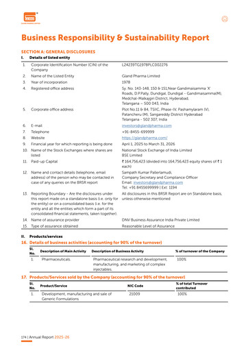Vorschaubild Gland Pharma
 ESG-Bericht 2025-2026