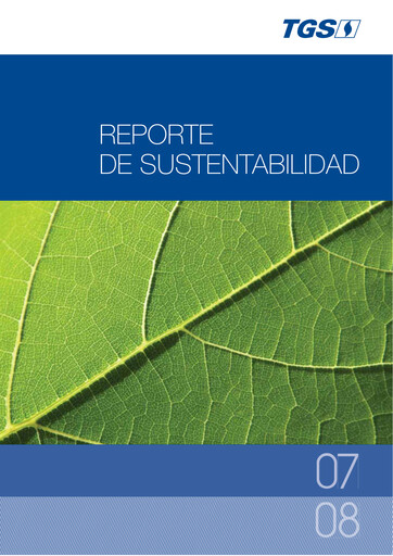Thumbnail Transportadora de Gas del Sur Sustainability Report 2007-2008