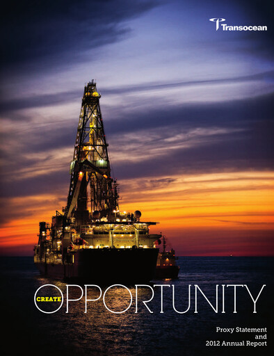 Thumbnail Transocean Annual Report 2012